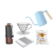 Hand Drip Coffee Tool Set (5 Pieces, Hario Dripper Plastic) Hand Drip Coffee Tool Set (5 Pieces, Hario Dripper Plastic)